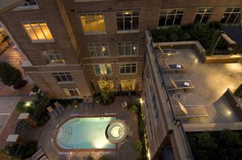 Heated Pool with Sun Deck at Crescent at Fells Point by Windsor, 951 Fell Street, Baltimore, MD 21231